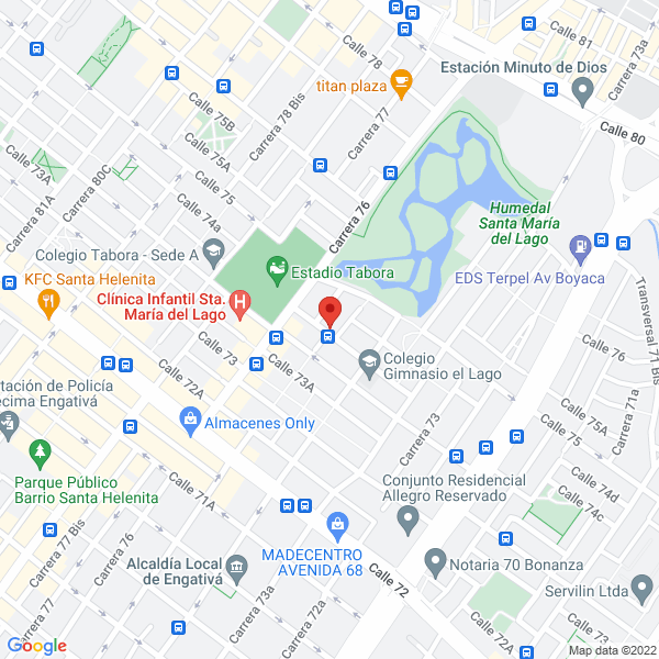 Mapa de Transportes Especiales Prada Y Cía. Ltda.