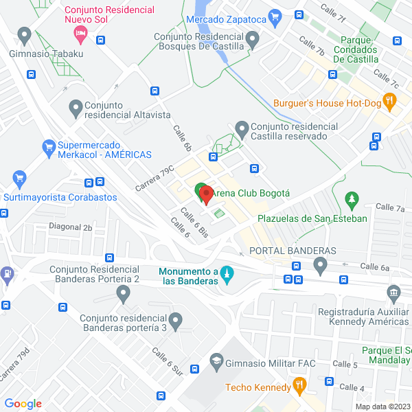Mapa de Transportes H.B. Ltda.