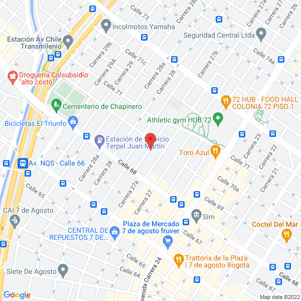 Mapa de Omegapar Ltda.