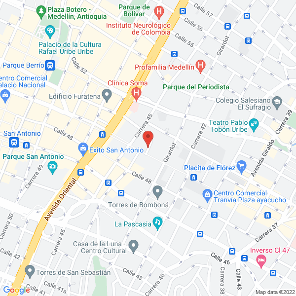 Mapa de Laboratorio Metropolitano S.A.S
