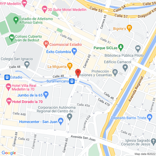 Mapa de Serviempresarial N.A. S.A.S.