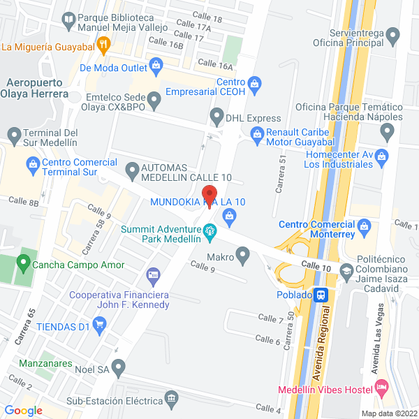 Mapa de Ecosplash
