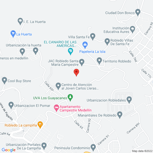 Mapa de I.A.T. S.A.S.