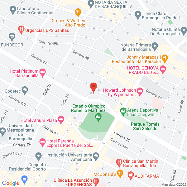 Map of Ggroup S.A.S.