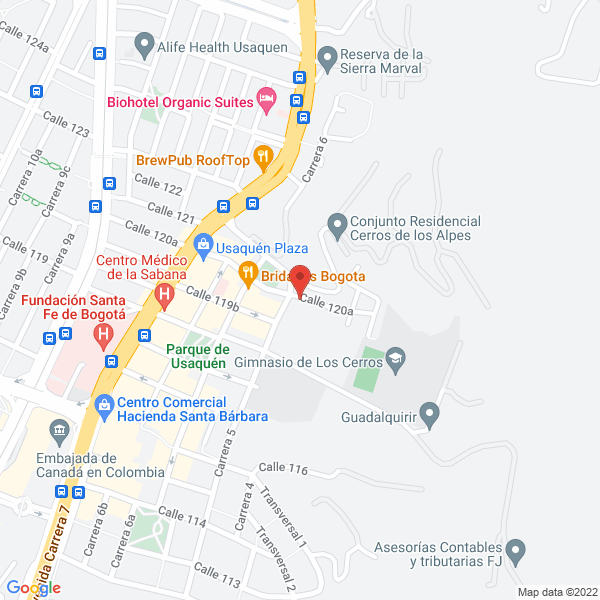 Mapa de Blue Ribbon