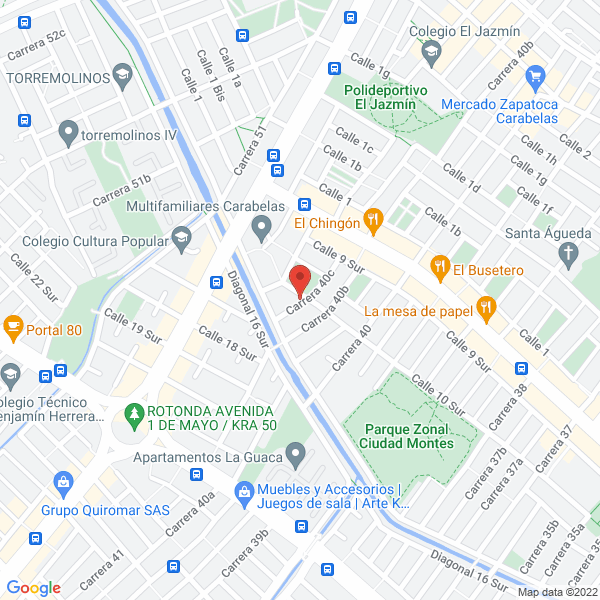 Mapa de Dotaciones Hospitalarias Almédicas Ltda.