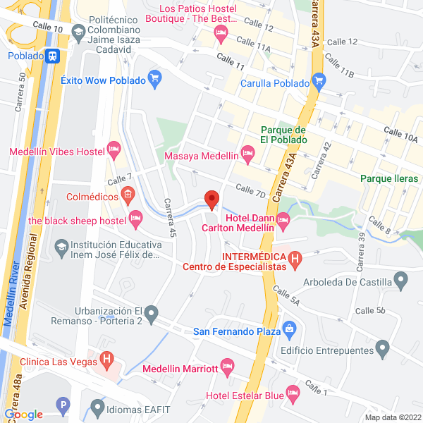Mapa de Promotora Green S.A.S.