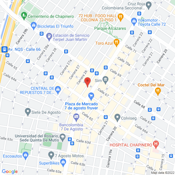Mapa de Jj Quimienvases