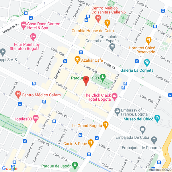 Mapa de Gómez Consultores S.A.S.