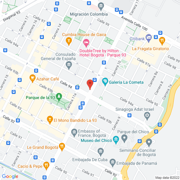 Mapa de Grupo Amadeus S.A.S.