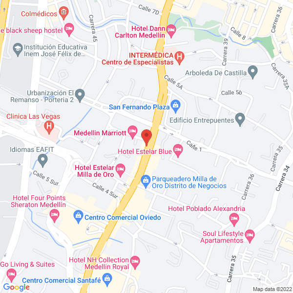 Mapa de Grupo Nutresa S.A.