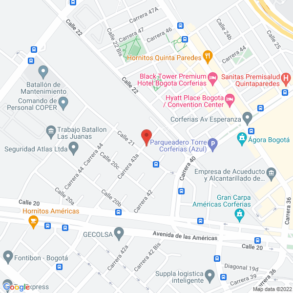 Mapa de Icopel S.A.S.