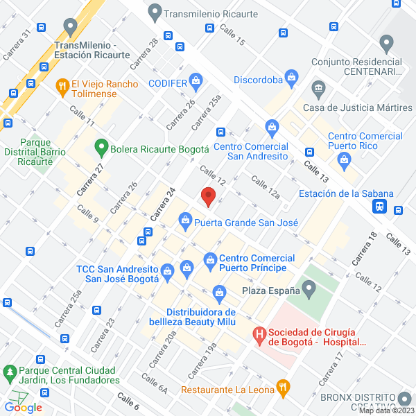 Mapa de Importaciones Y Representaciones Moreno S. A.