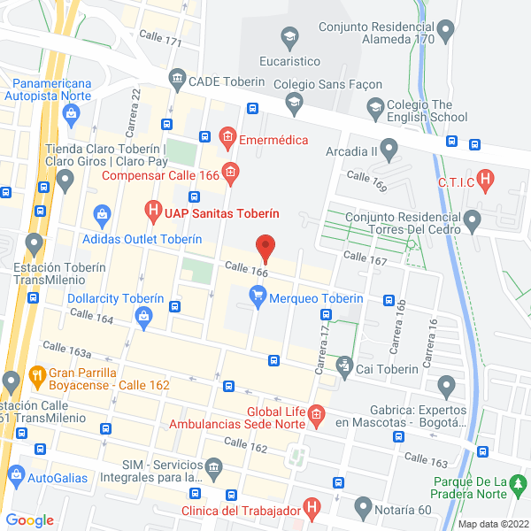 Mapa de Inversiones Muriel Botero Ltda.