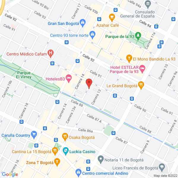 Mapa de Iralco S.A.S.