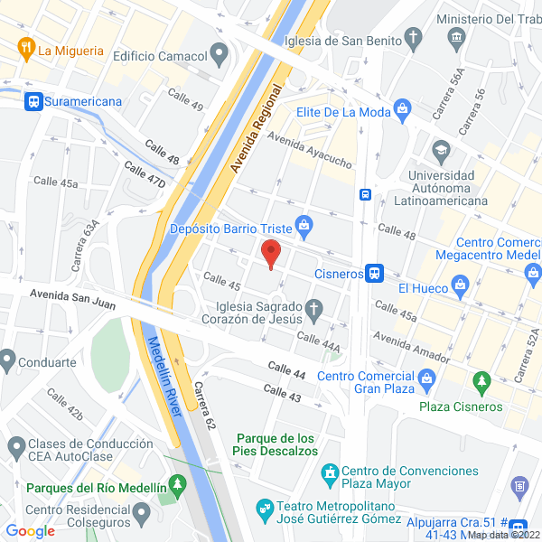 Mapa de Jarbet S.A.S.