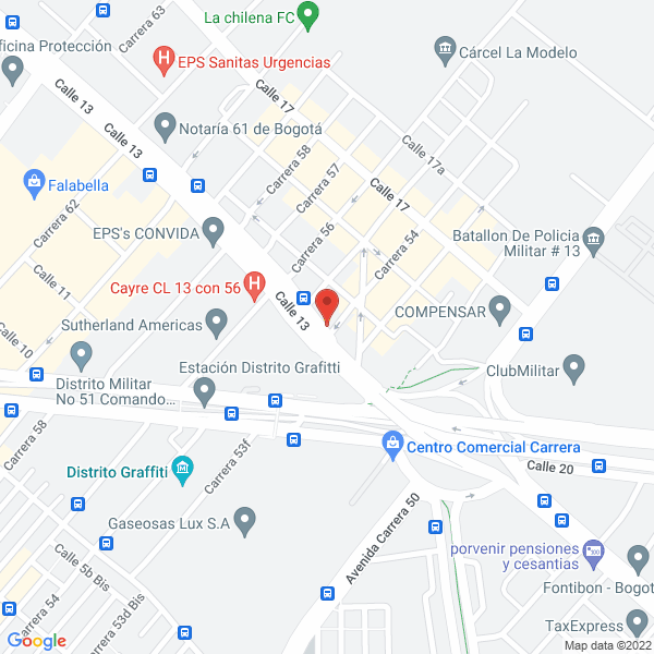 Mapa de La Rueda S.A.