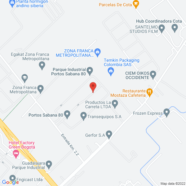 Mapa de Labcare De Colombia Ltda.