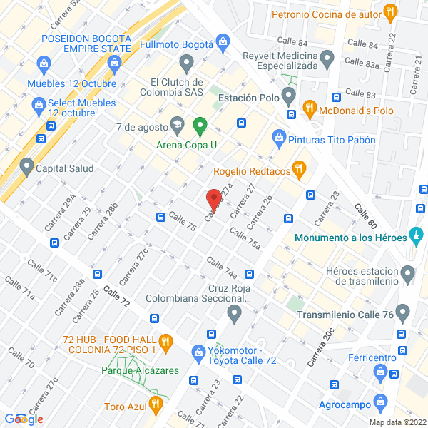Mapa de Laboratorios Decno S. A. S.