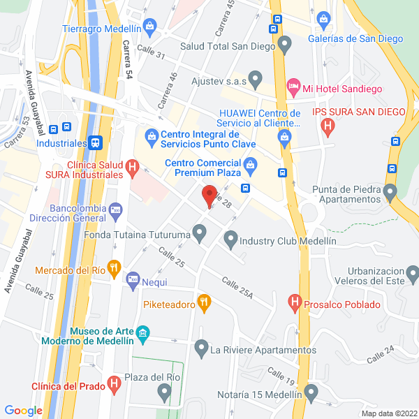 Mapa de Laboratorios Ecar S.A.