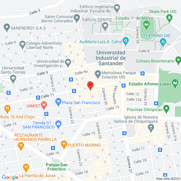 Map of Laboratorios León S.A.