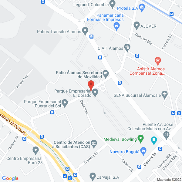 Mapa de Blau Farmacéutica Colombia S.A.S.