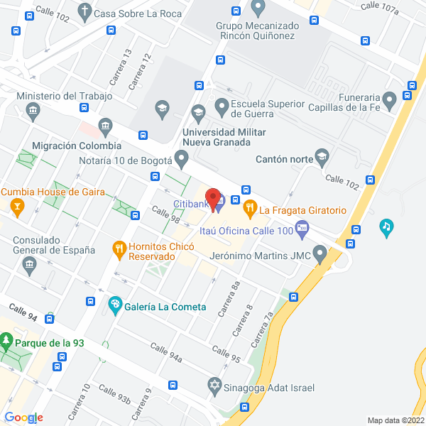Mapa de Nct Energy Group C A Colombia