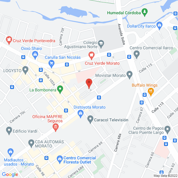Mapa de Ortho Health S A