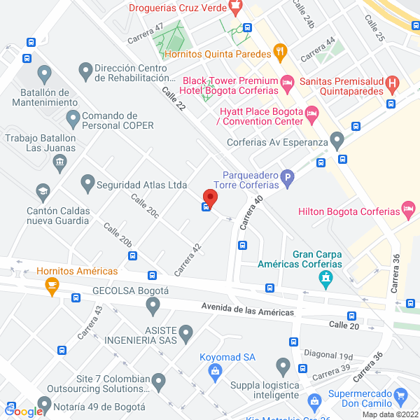 Mapa de Oxymaster S.A