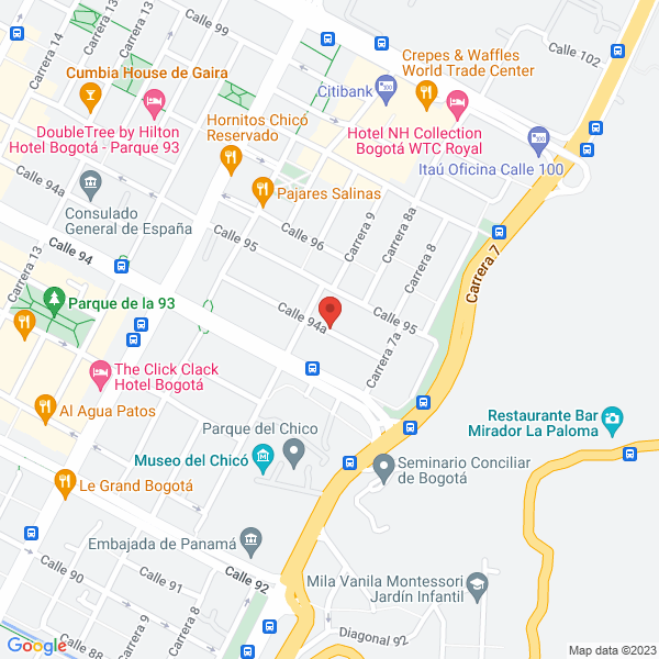 Mapa de Palmeras De La Cartuja S.A.S.