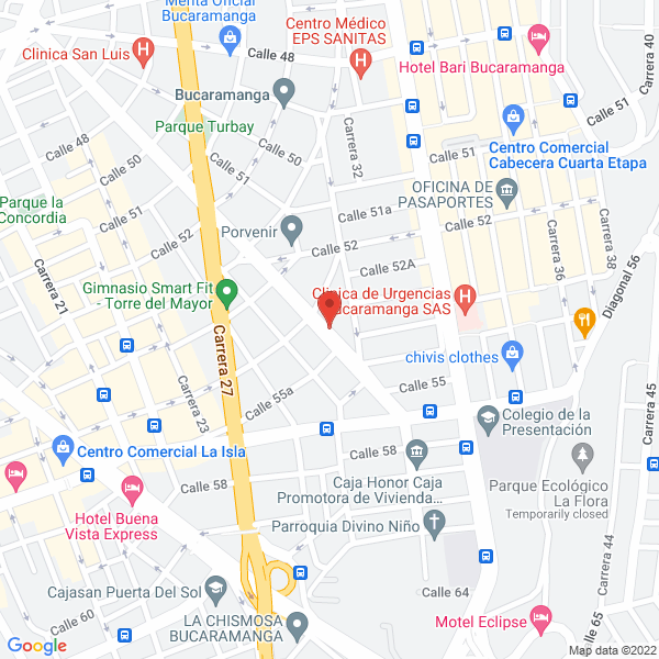Map of Parque Residencial Vivero Club S.A.S.