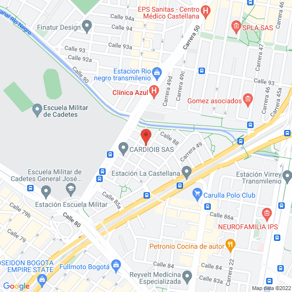 Mapa de Pollo Exacto Ltda.