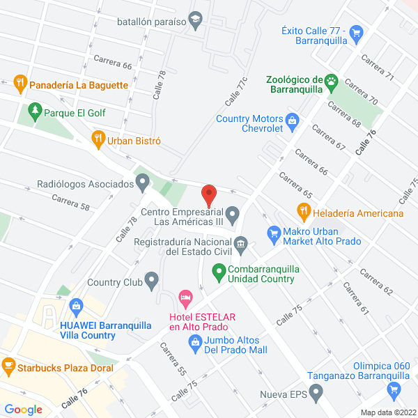 Map of Polybarq Colombia S.A.S.