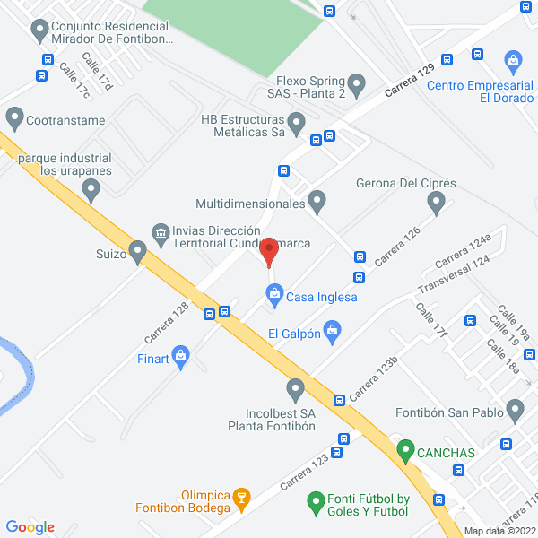 Mapa de Pramec S.A.S.