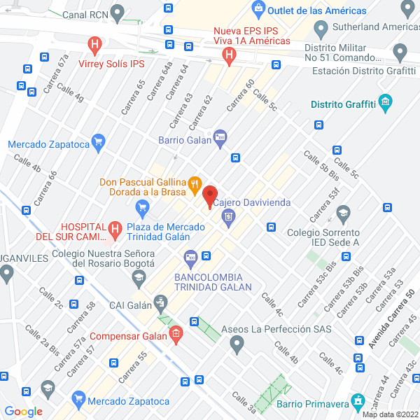 Mapa de Grupo Musical Los Amerindios
