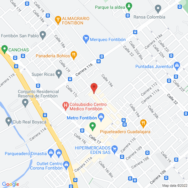 Mapa de Colegio Jesús Maestro