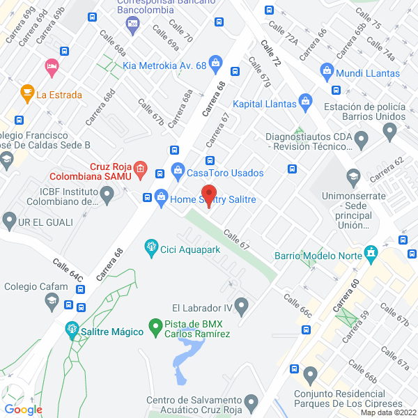 Mapa de Proser Ltda