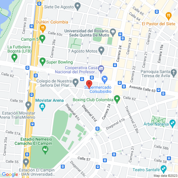 Mapa de Compañia De Servicio De Vigilancia Nacional Ltda