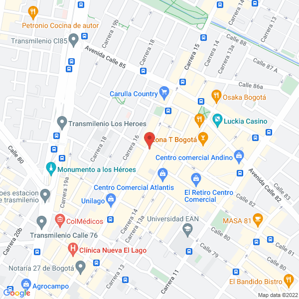 Mapa de Editoritech S A S