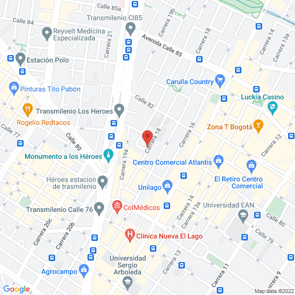 Mapa de Vicondominios Ltda