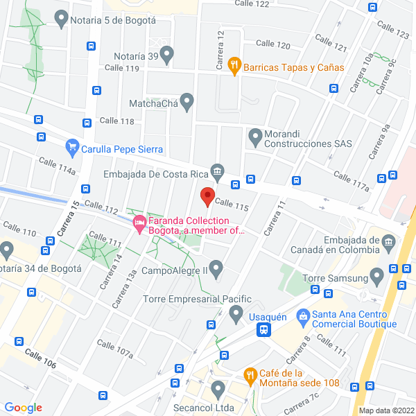 Mapa de Zehirut Ltda