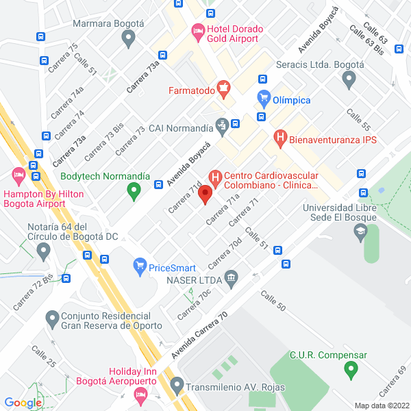 Mapa de Zona De Seguridad Ltda.