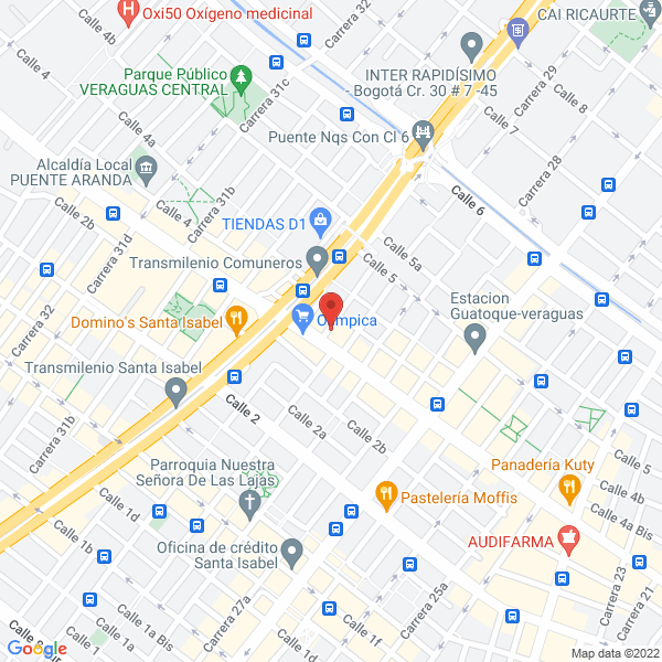 Mapa de Alarmas Segurmart Ltda.