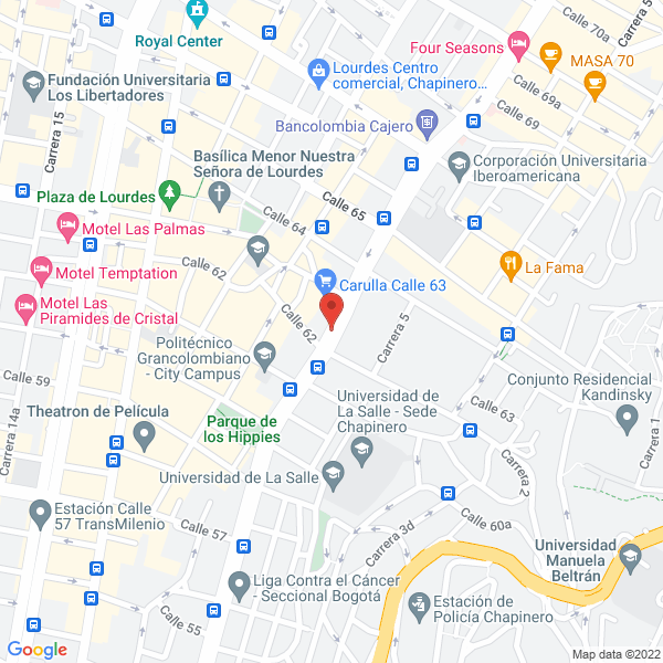 Mapa de Sala De Belleza Rafael Miranda