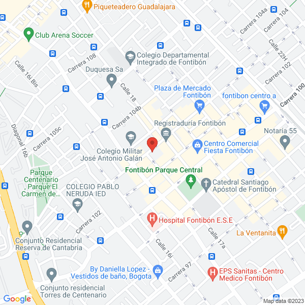 Mapa de El Palacio De Las Cocinas Fontibón S.A.S