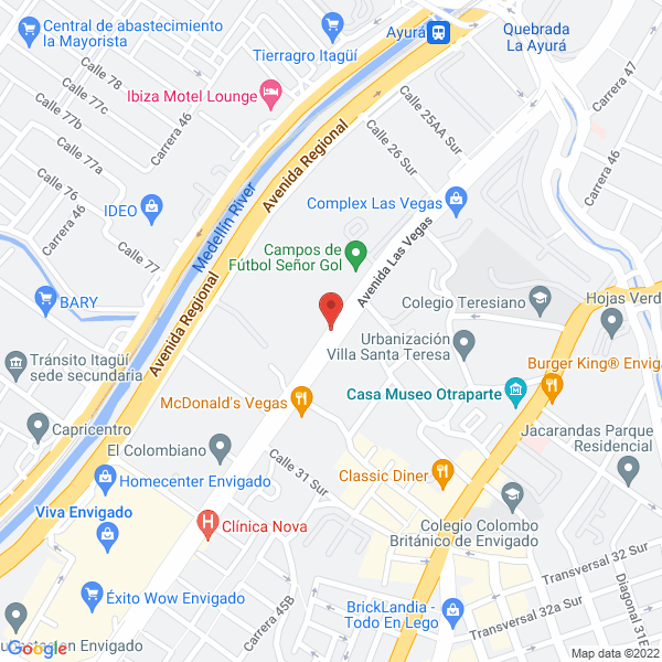 Mapa de Contegral S.A.