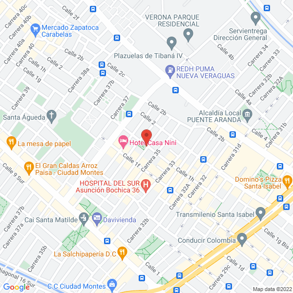 Mapa de Alimentos Para Animales