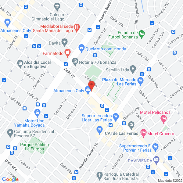 Mapa de Academia De Automovilismo Napoles S A S