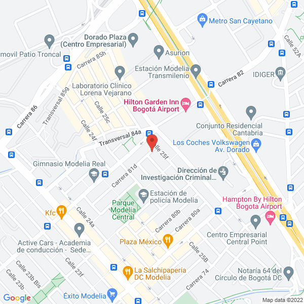 Mapa de Ocs Internacional Ltda.