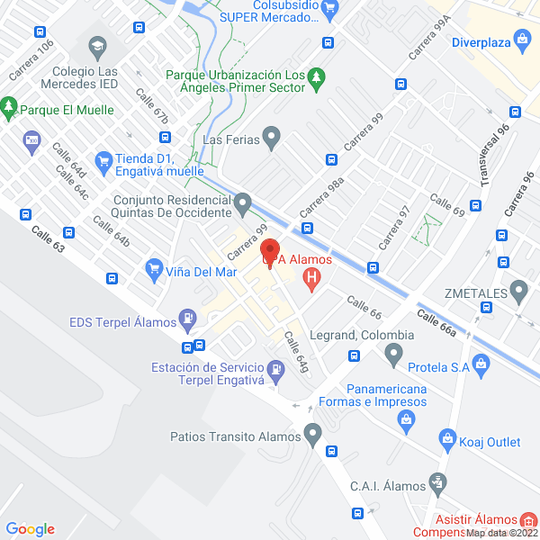 Mapa de Cargo Zone Etc & Cía. Ltda